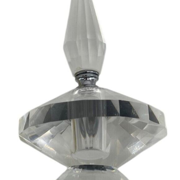 Lot of 2 Glass Crystal Perfume Bottle - Picture 4 of 12